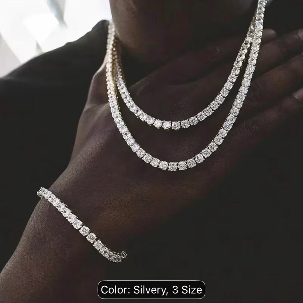 cubic zirconia necklace