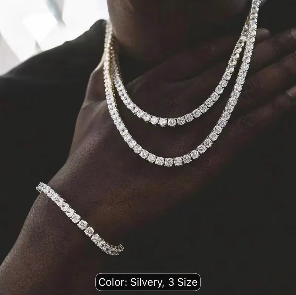 cubic zirconia necklace